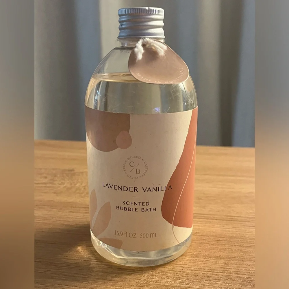 LAVENDER - VANILLA - SCENTED BUBBLE BATH 16.9 OZ